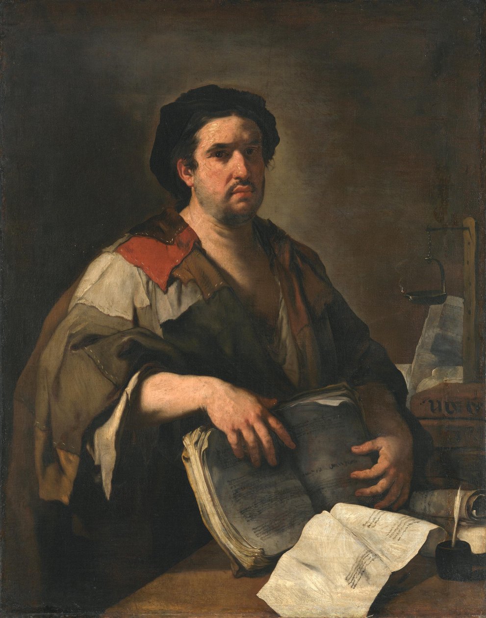 Een cynische filosoof door Luca Giordano