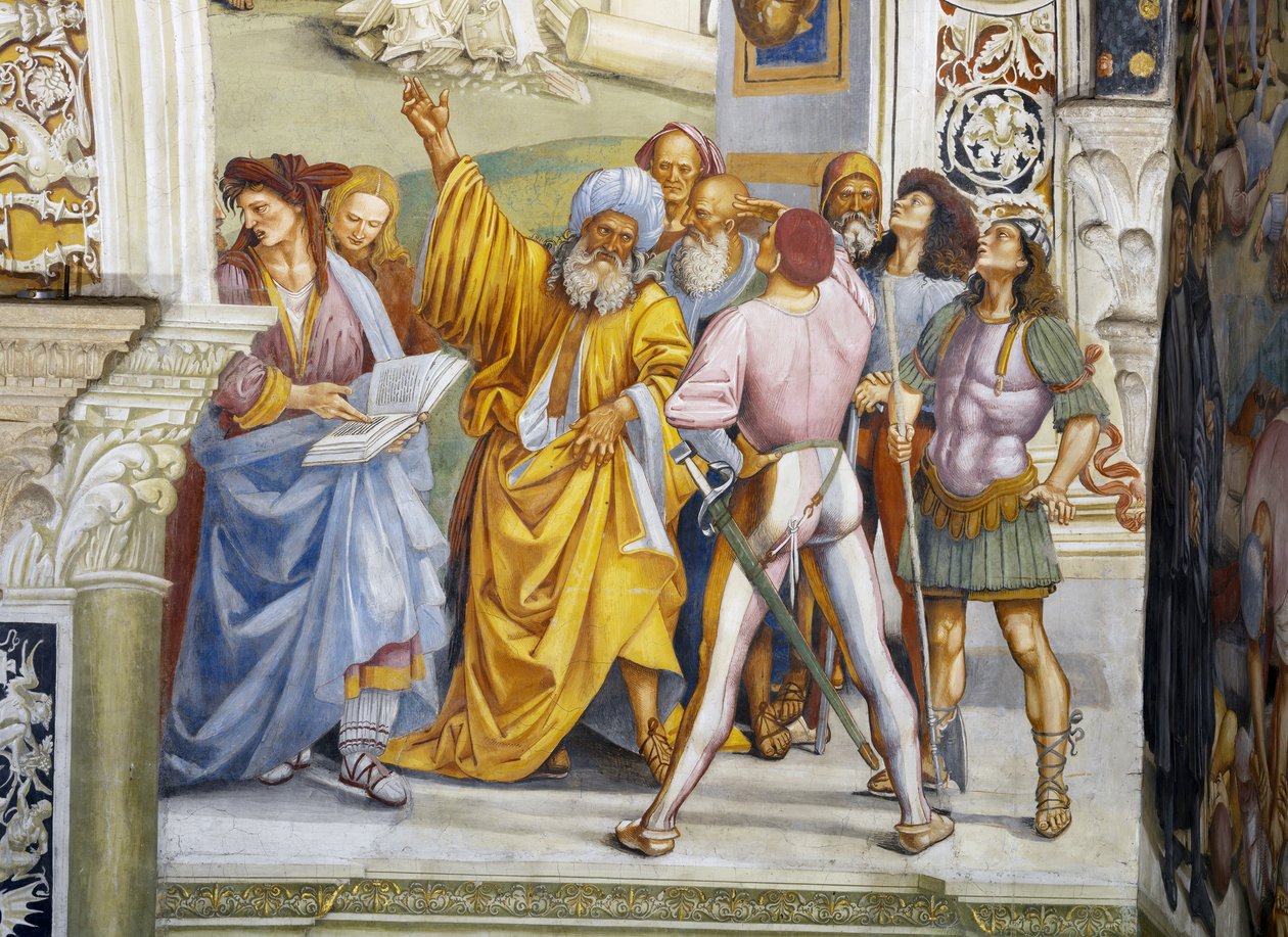 Apocalyps, uit het Laatste Oordeel fresco cyclus door Luca Signorelli