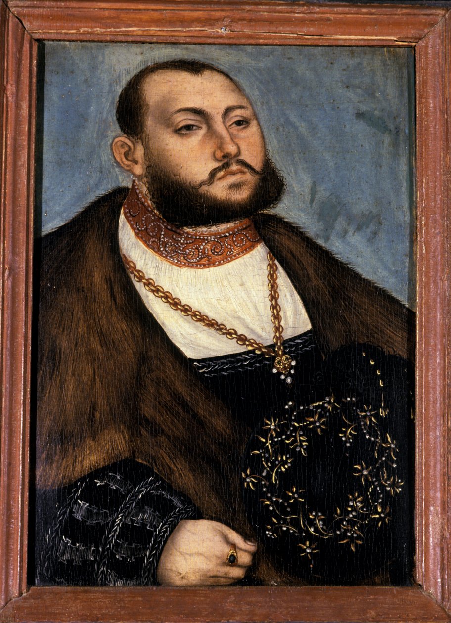 Johann Frederik de Grootmoedige, Keurvorst van Saksen door Lucas Cranach the Elder