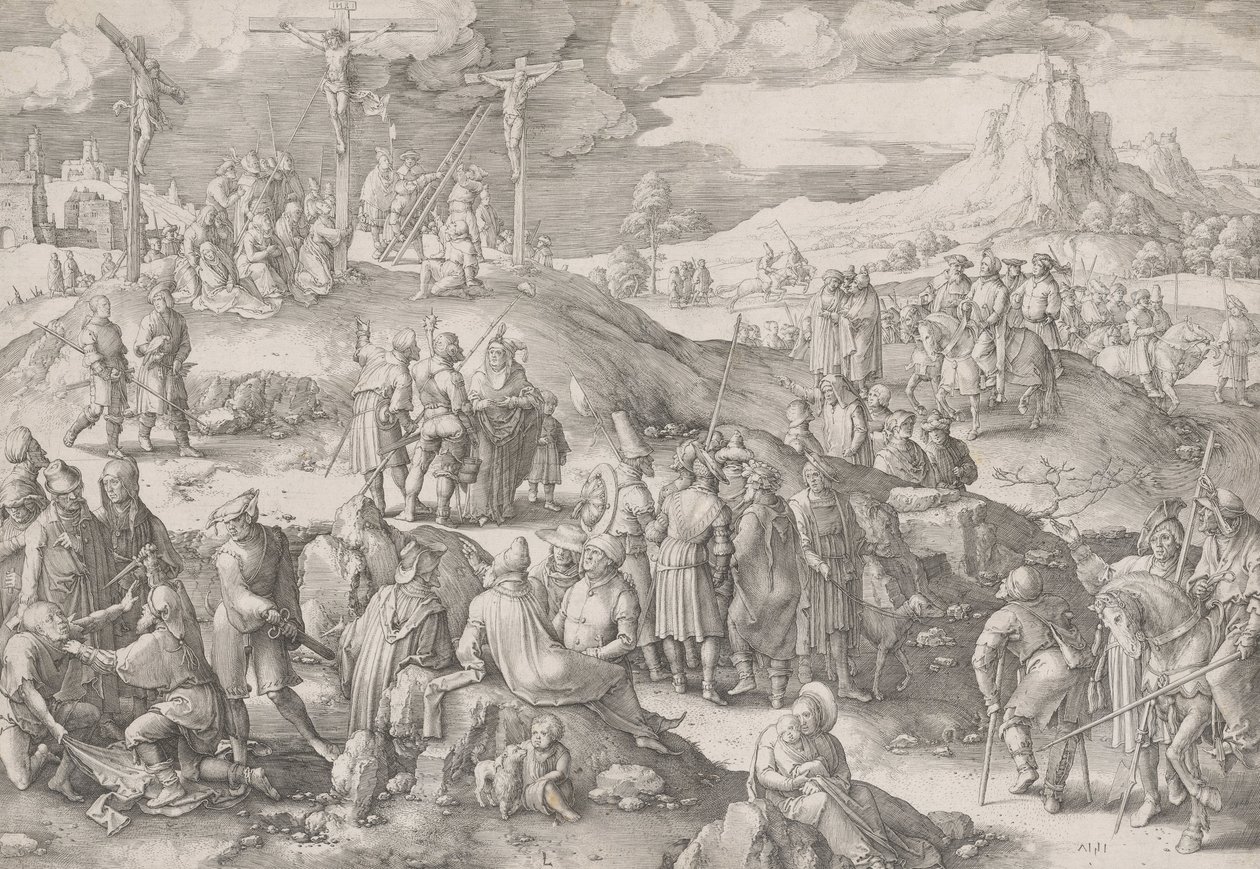 Golgotha door Lucas van Leyden