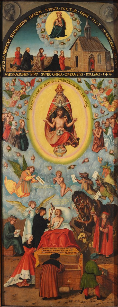 Duits: Der Sterbende De stervende man door Lucas Cranach the Elder