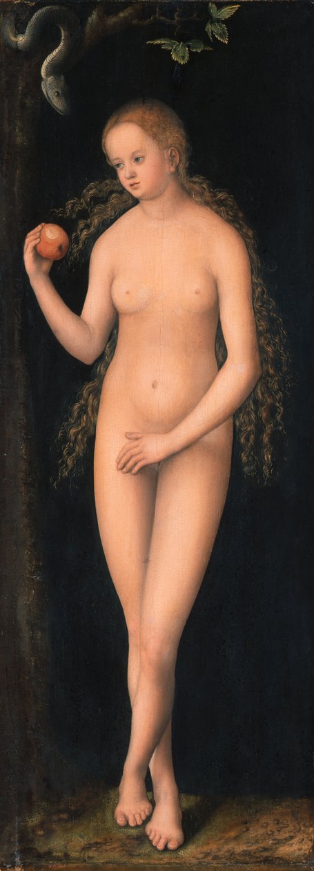 Duits: Eva Eva door Lucas Cranach the Elder