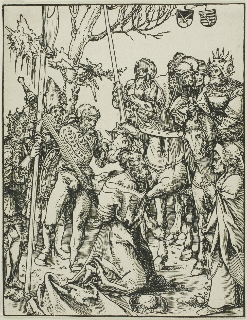 De heilige Jacobus de Meerdere, uit Het Martelaarschap van de Apostelen door Lucas Cranach the Elder