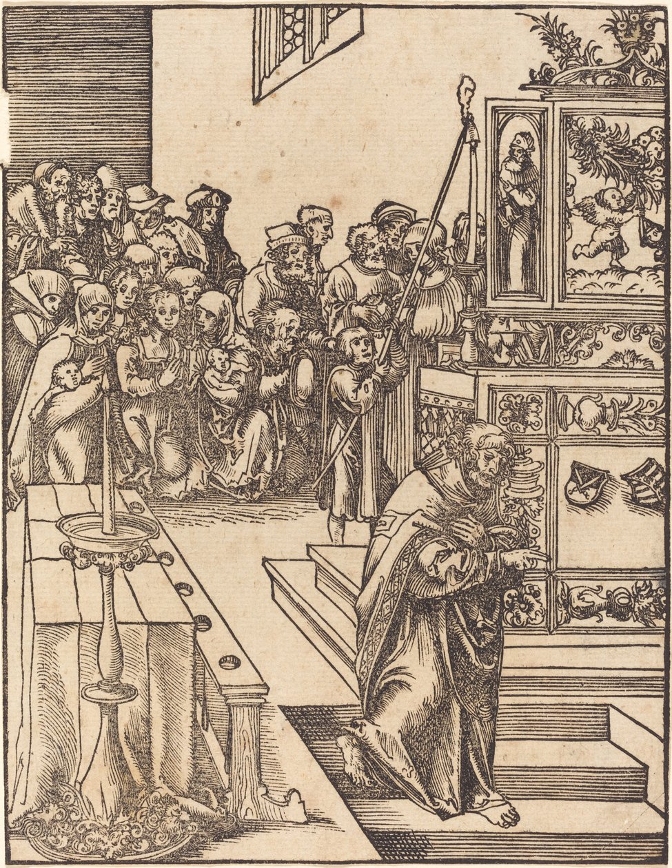 Sint Johannes de Evangelist door Lucas Cranach the Elder