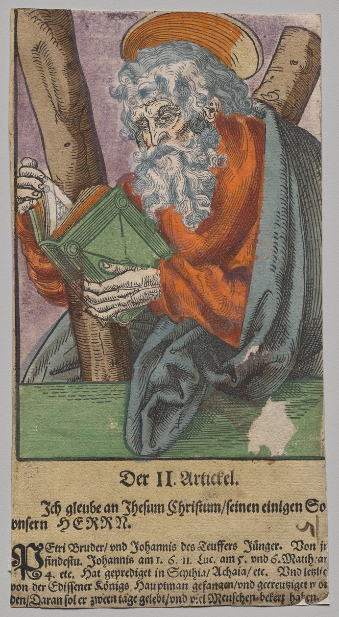 Andreas van Christus, de Apostelen, en Sint Paulus door Lucas Cranach the Elder, After