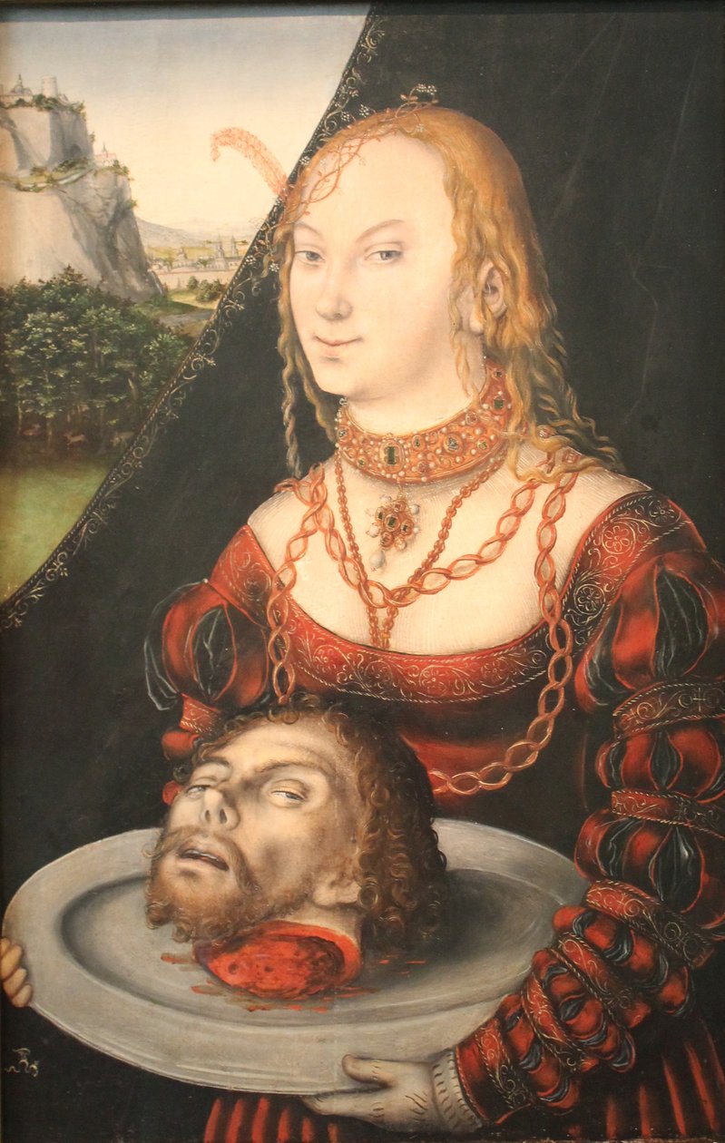 Salome door Lucas Cranach the Younger