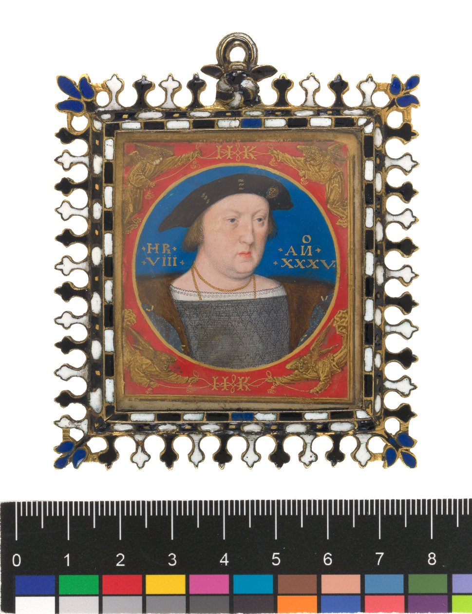 Hendrik VIII door Lucas Horenbout or Hornebault