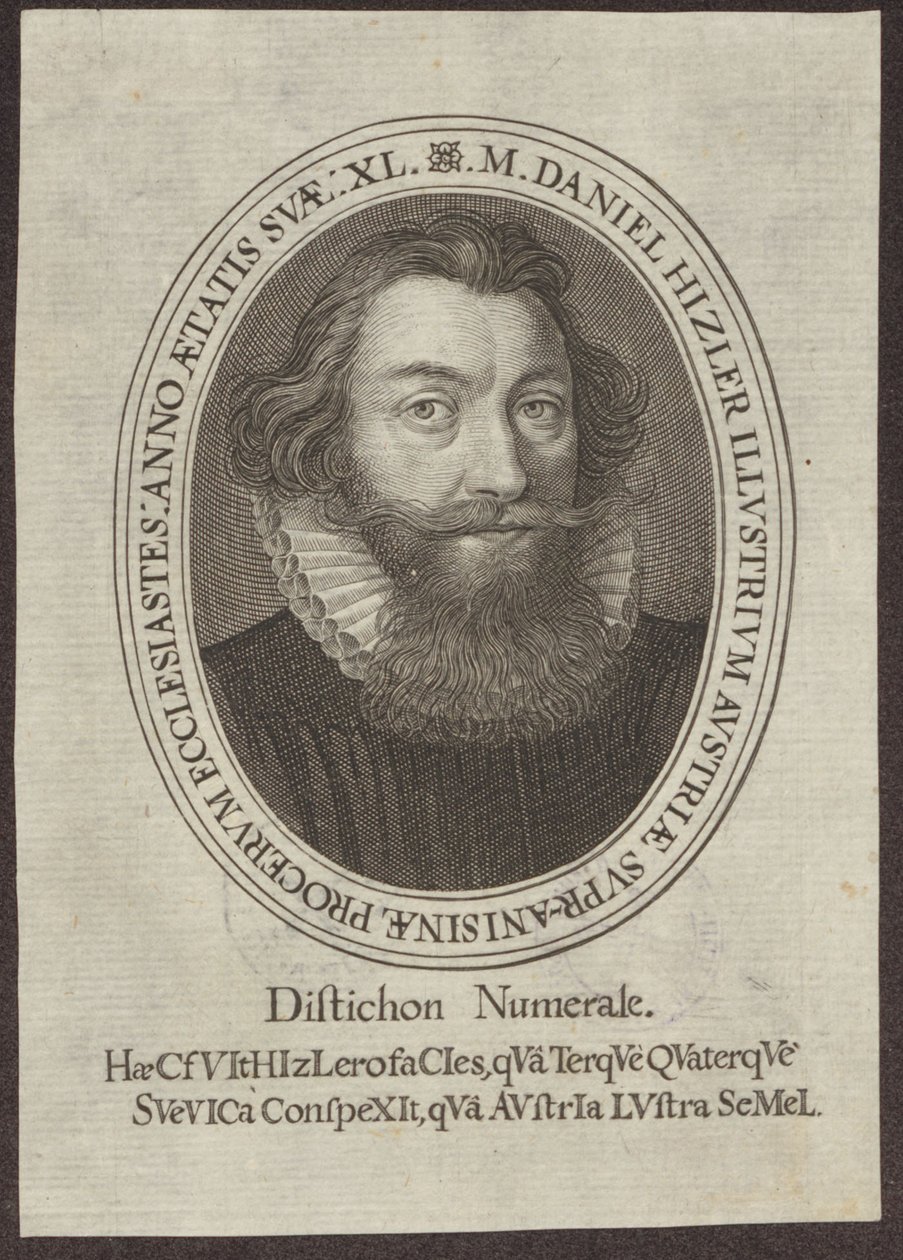 Daniel Hitzler 1576-1635 door Lucas Kilian
