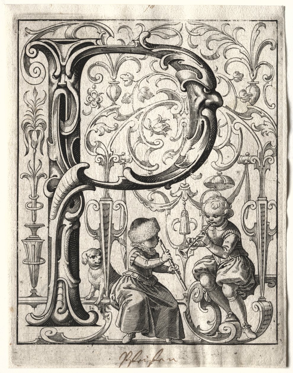 Nieuw ABC-boekje: P, 1627 door Lucas Kilian