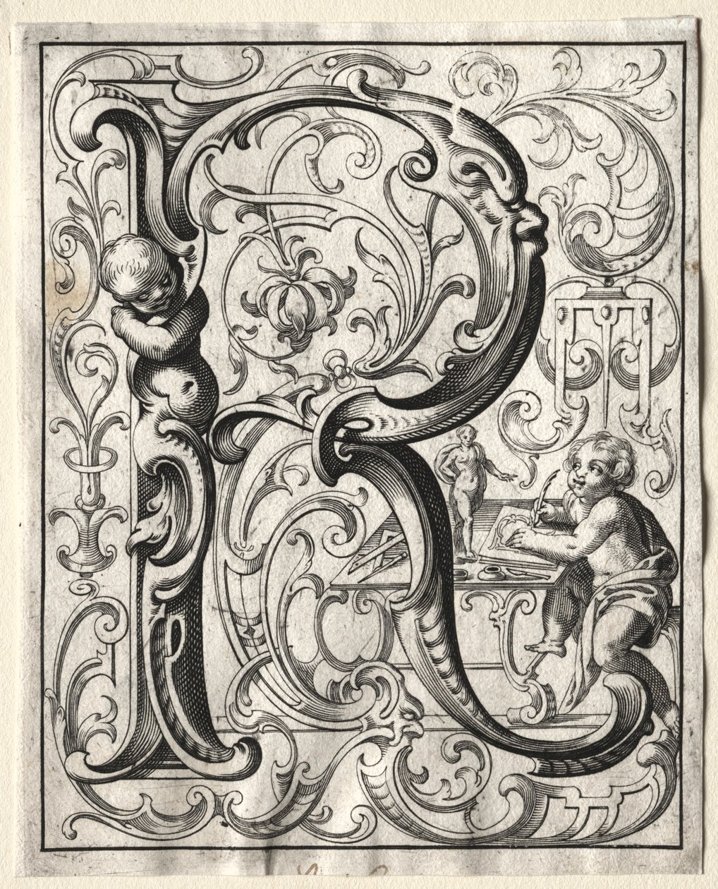 Nieuw ABC-boekje: R, 1627 door Lucas Kilian