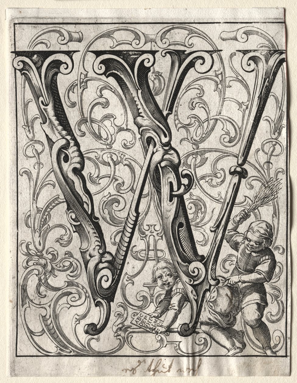 Nieuw ABC-boekje: W, 1627 door Lucas Kilian