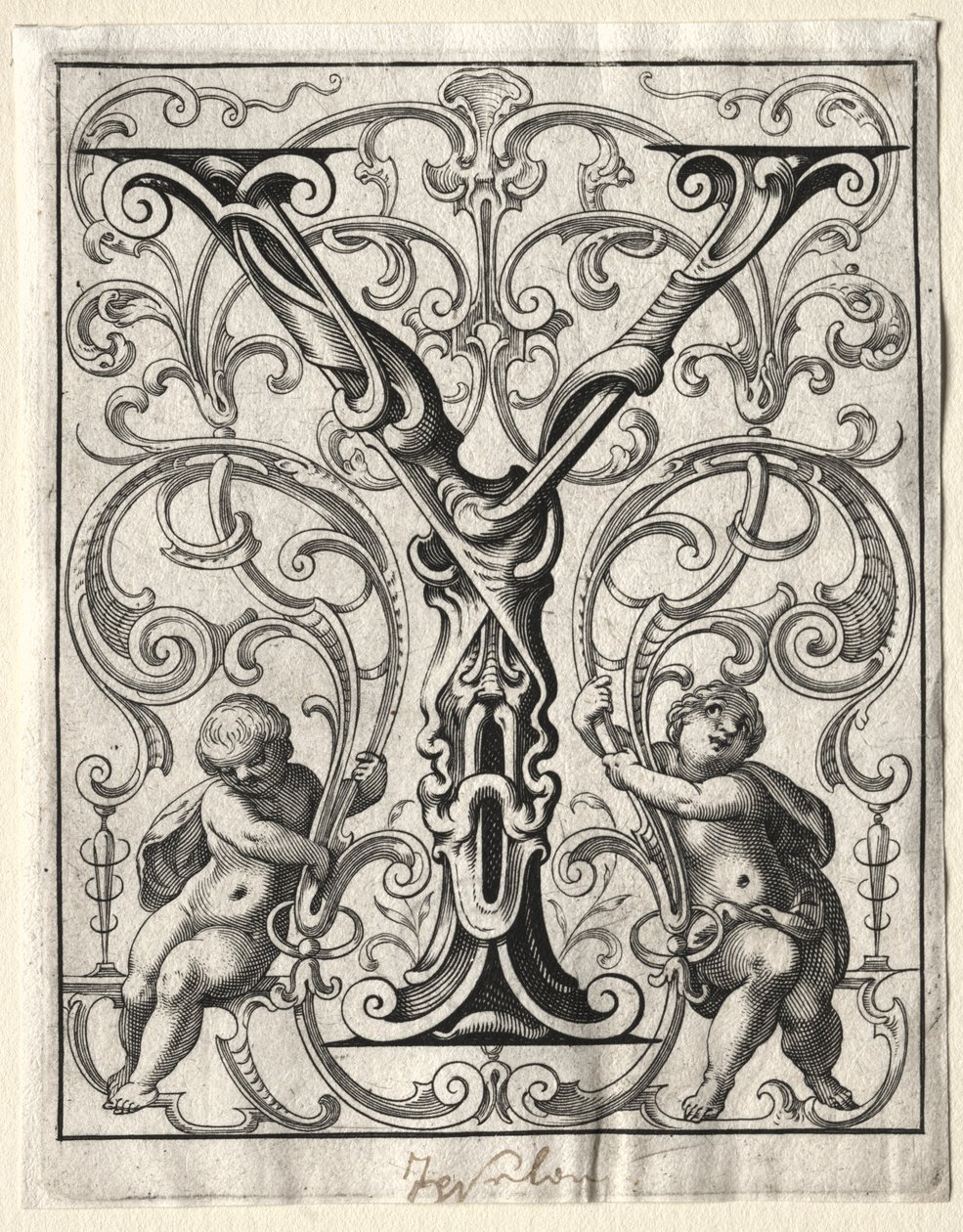 Nieuw ABC-boekje: Y, 1627 door Lucas Kilian