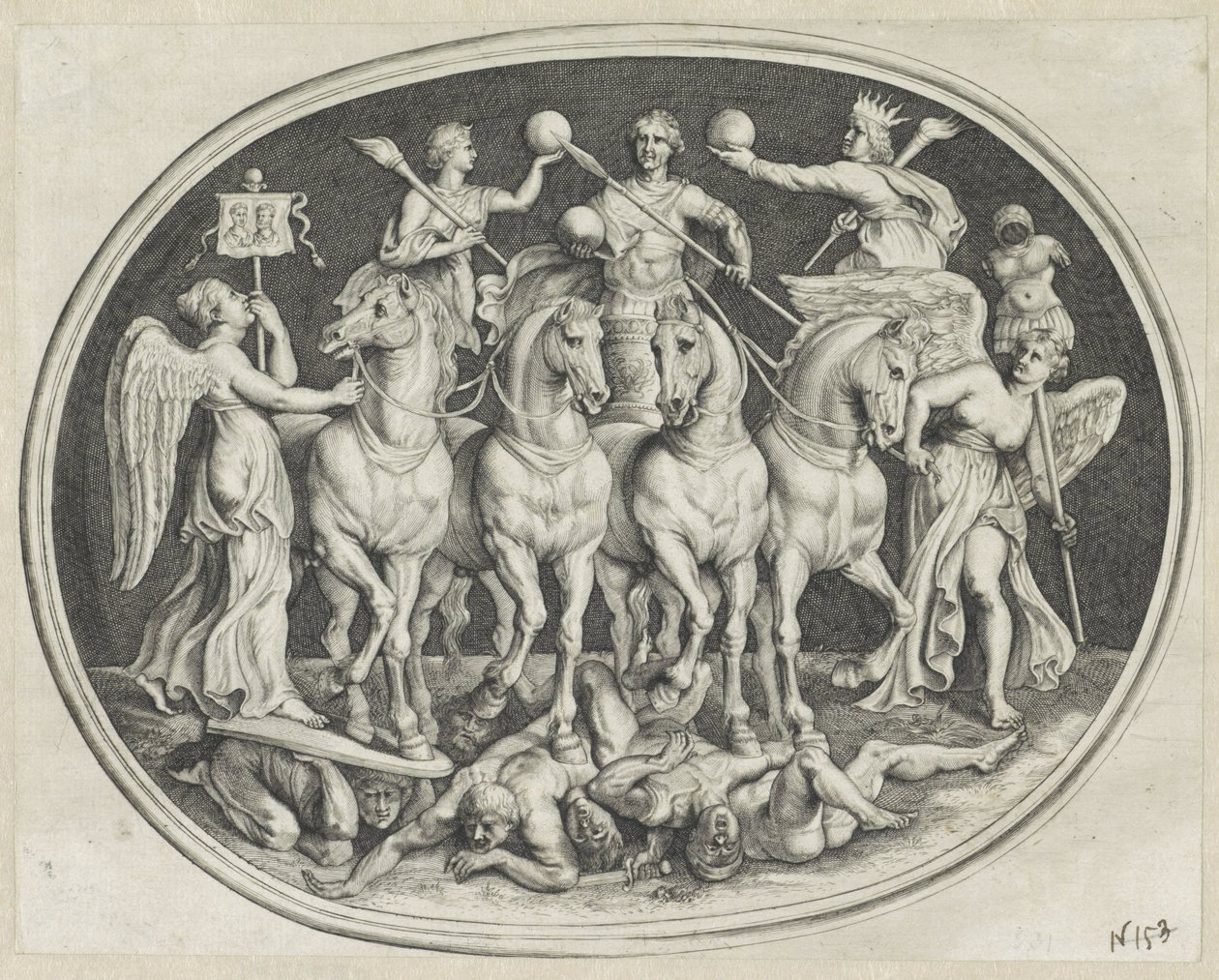 Allegorische triomf van keizer Licinius door Lucas Vorsterman (I)