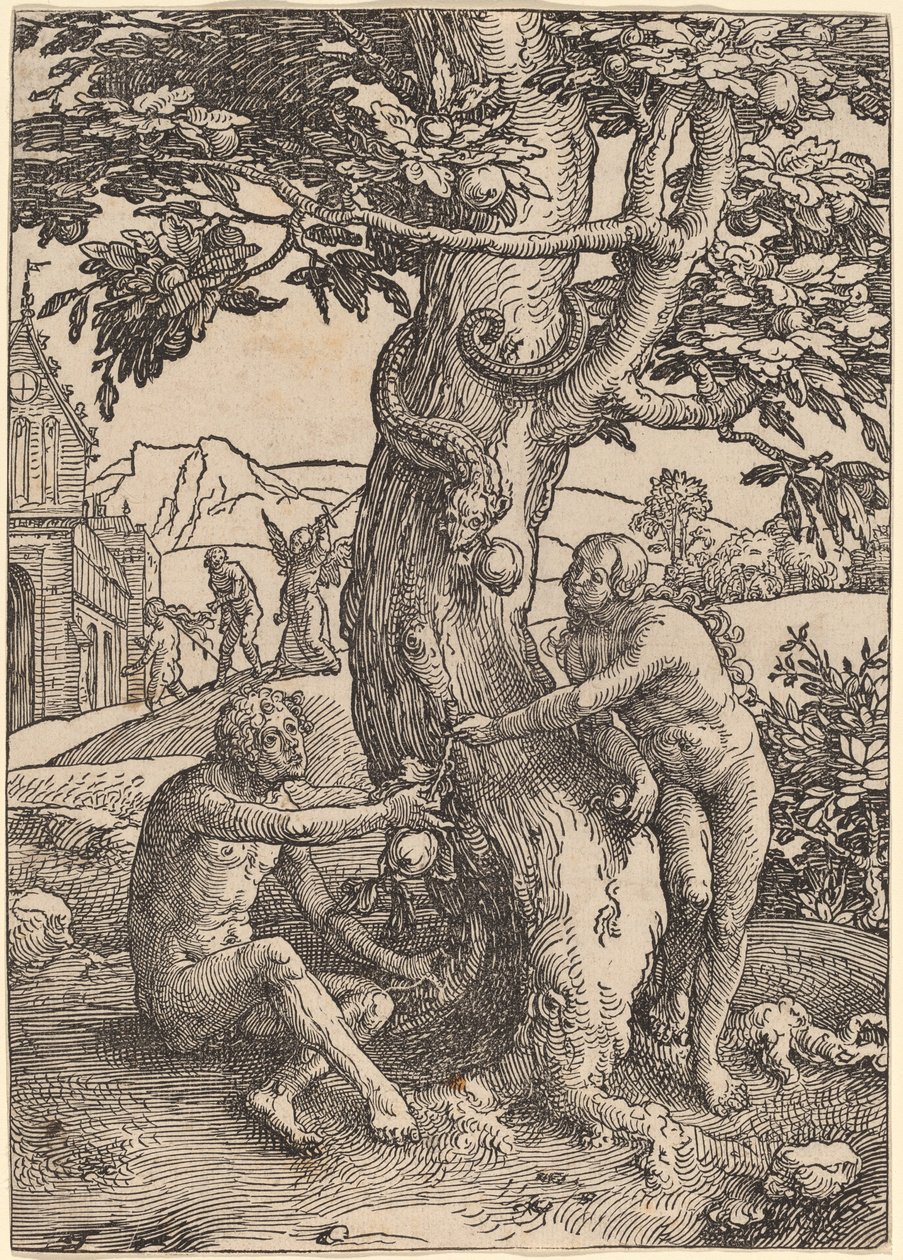 Adam en Eva door Lucas van Leyden
