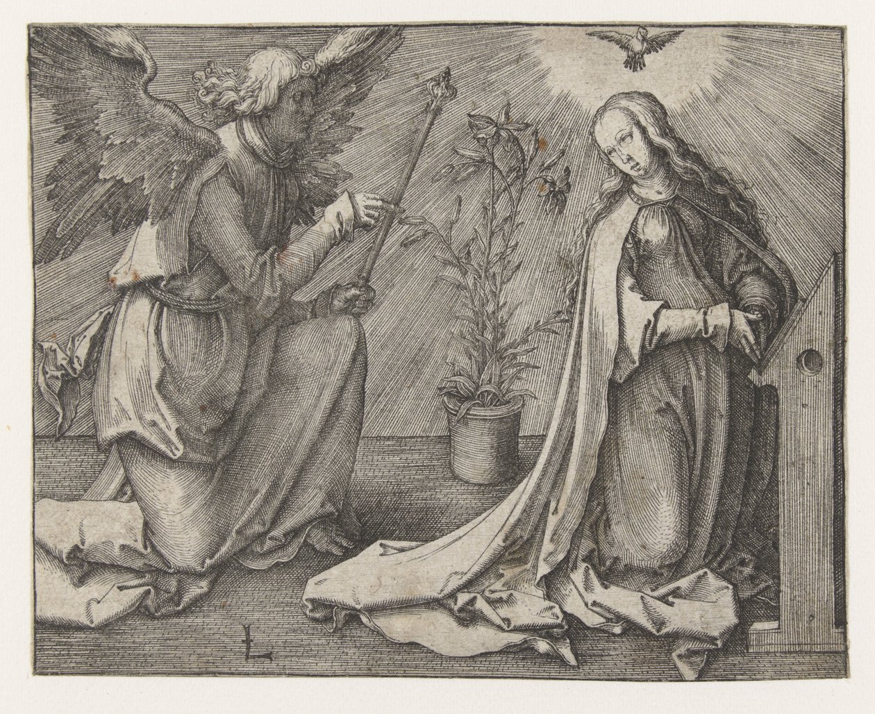 Annunciatie door Lucas van Leyden