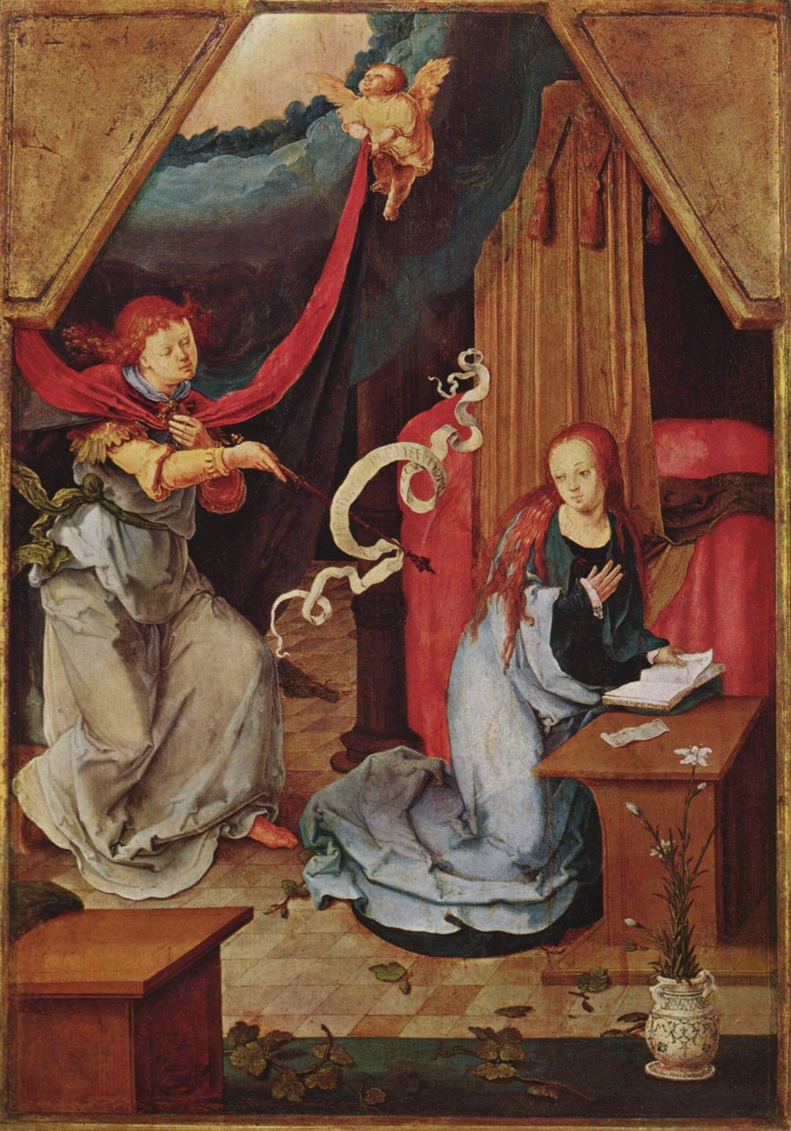Annunciatie door Lucas van Leyden
