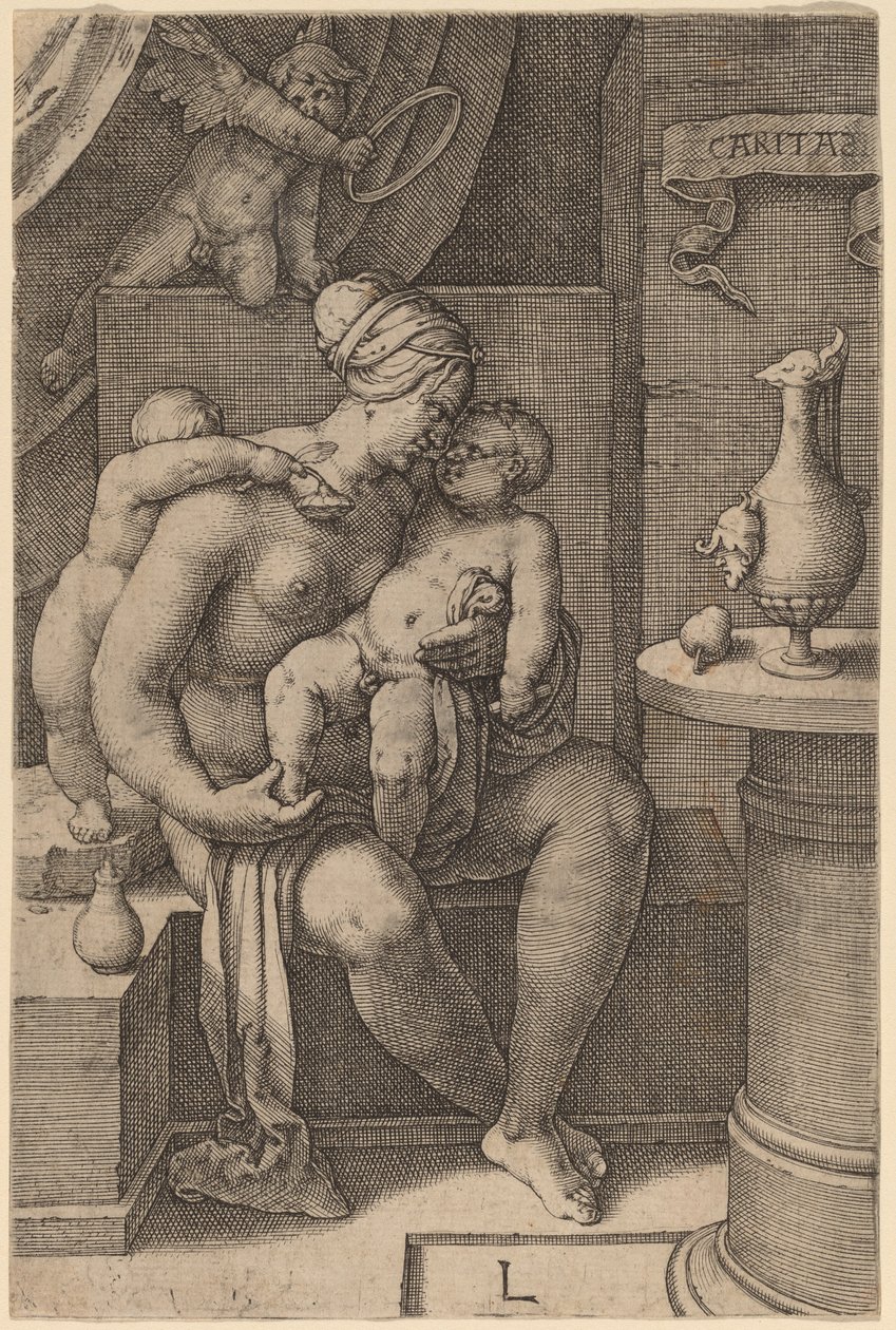 Liefdadigheid door Lucas van Leyden