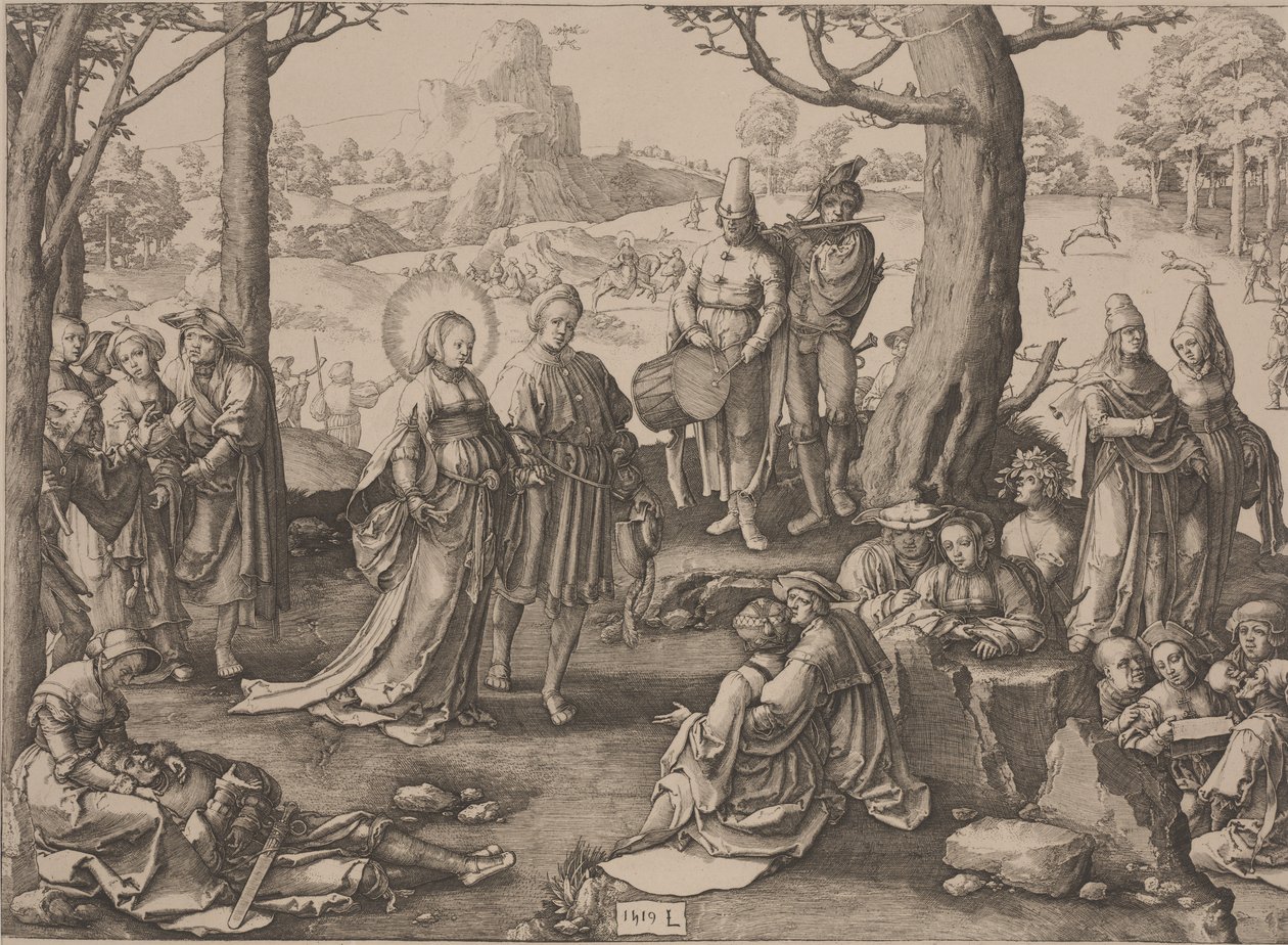 Dans van de Magdalena door Lucas van Leyden