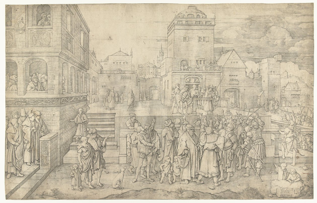 De grote Ecce Homo door Lucas van Leyden
