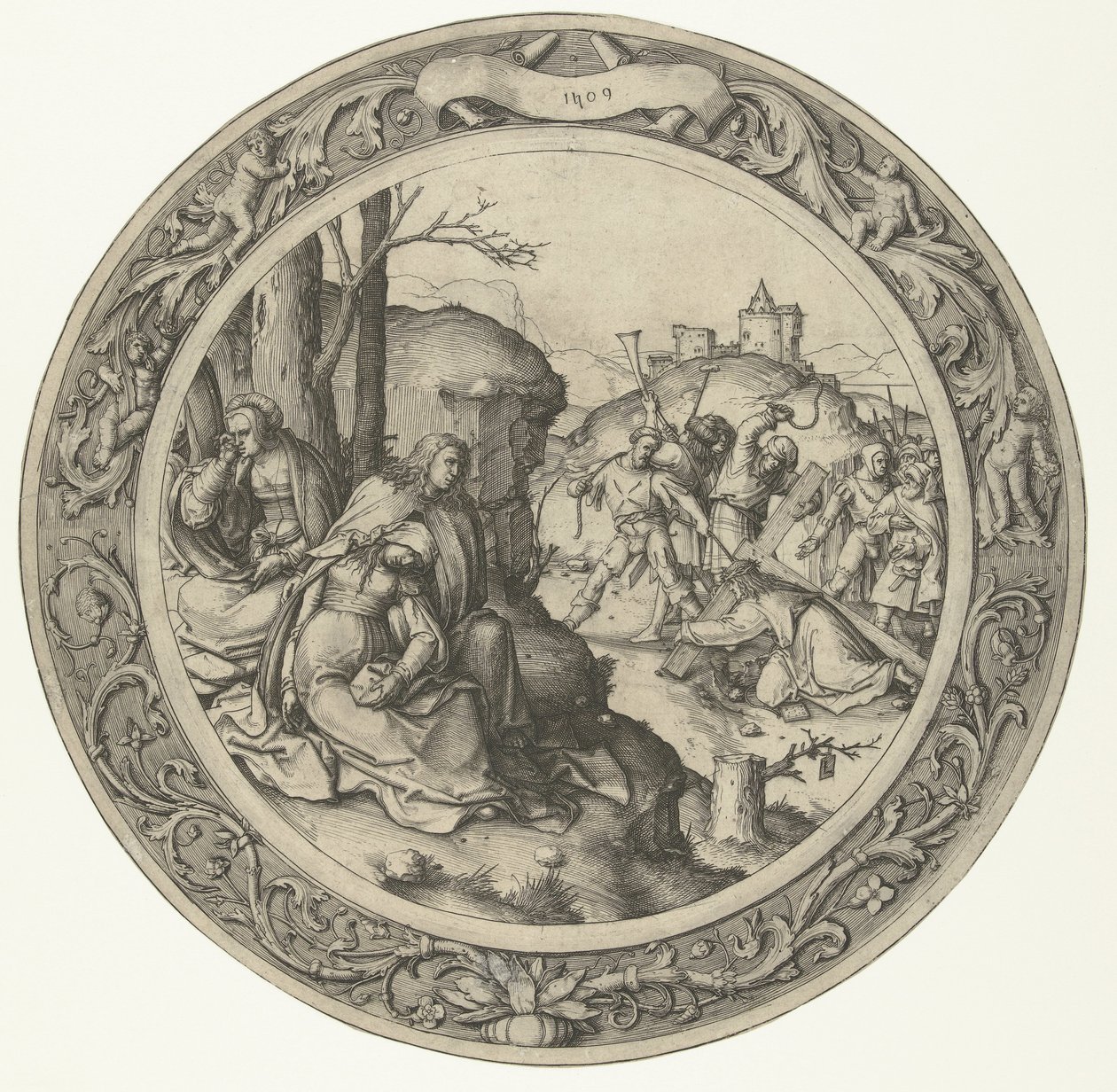 De kruisdraging De Ronde Passie (serie titel) door Lucas van Leyden