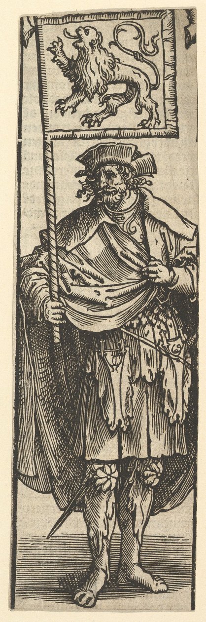 Dirk Eerste Graaf van Holland door Lucas van Leyden