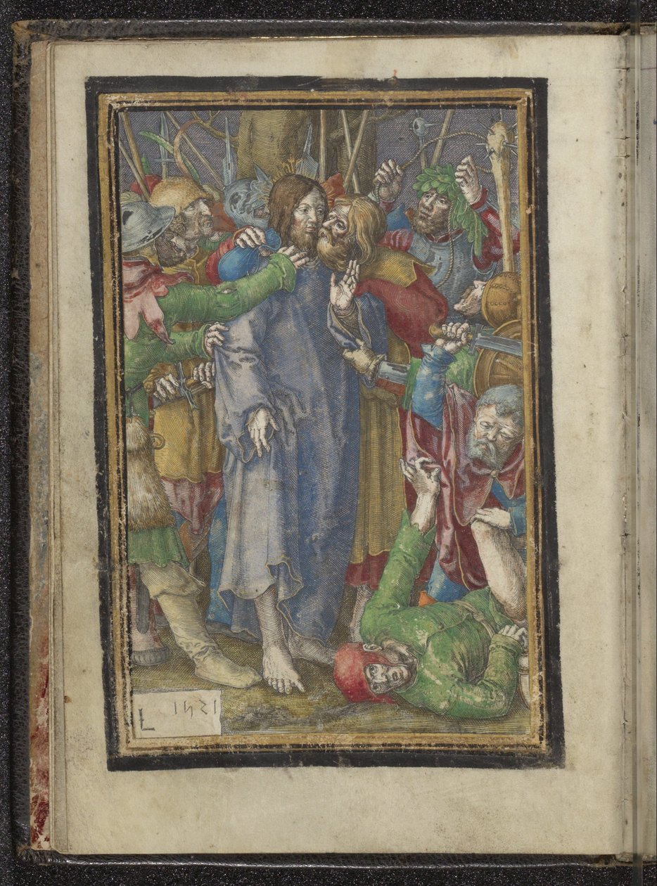 Gevangenneming van Christus (Passie van Christus) door Lucas van Leyden