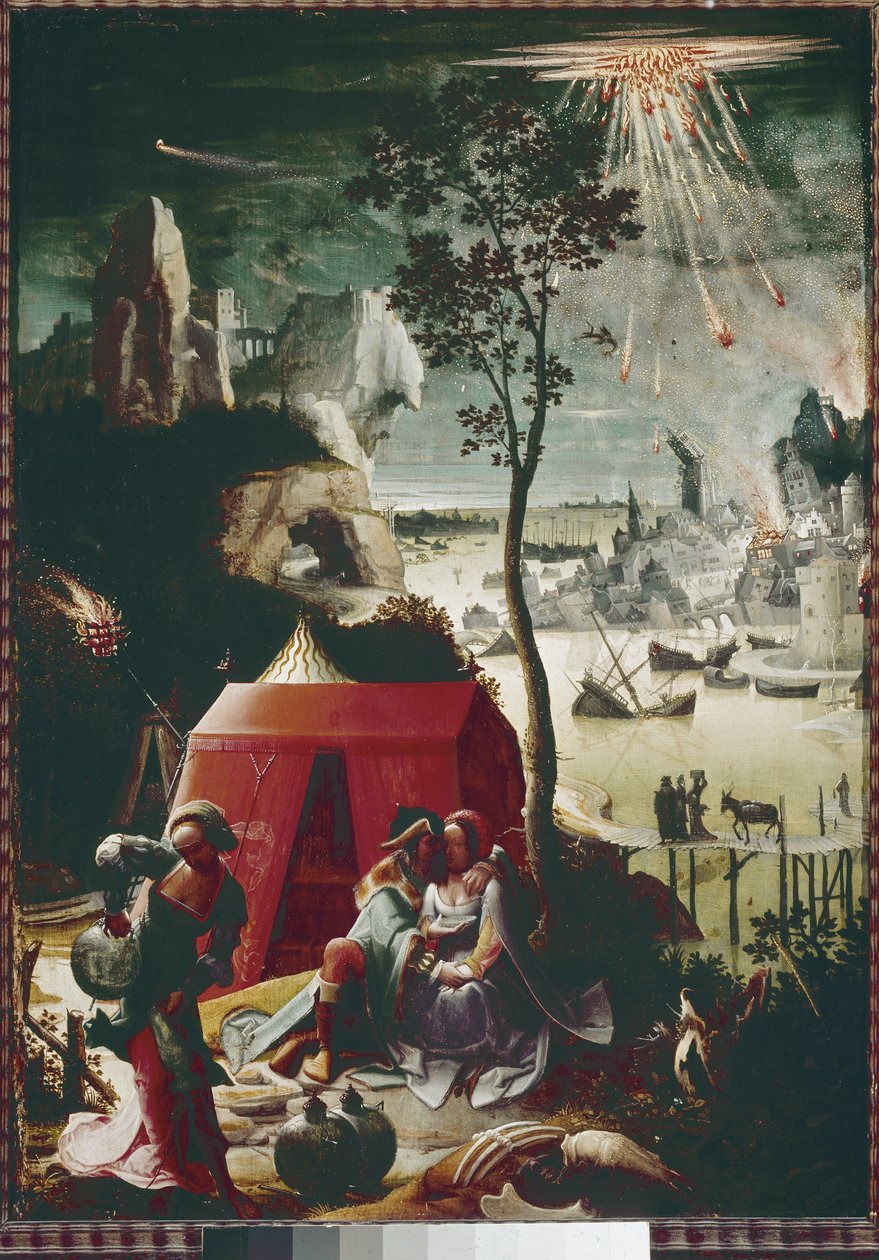 Lot en zijn dochters door Lucas van Leyden
