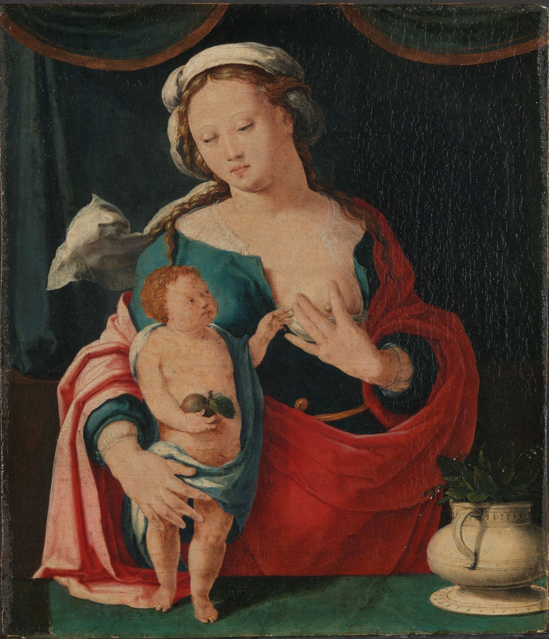 Madonna met Kind door Lucas van Leyden