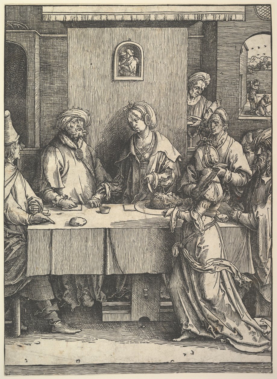 Salome met het hoofd van Johannes de Doper door Lucas van Leyden