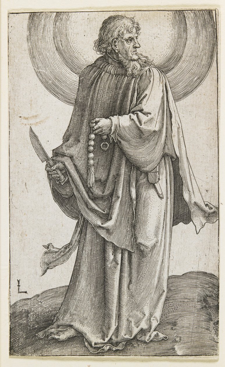 St. Bartholomeus, 1510 door Lucas van Leyden