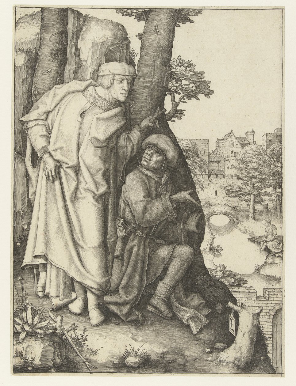 Susanna en de ouderlingen door Lucas van Leyden