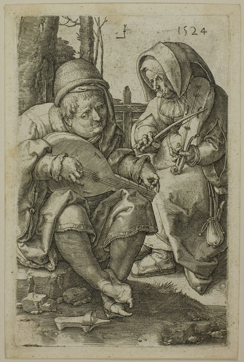De muzikanten door Lucas van Leyden