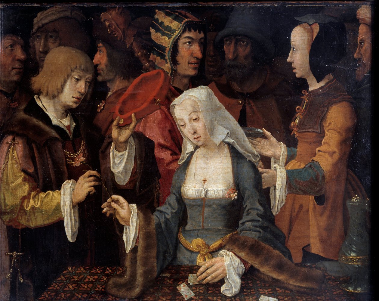 De kaartspelers. door Lucas van Leyden