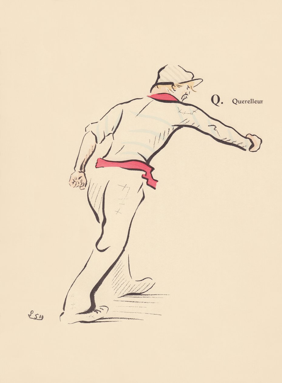 Q. Ruziezoeker door Lucien L. (active 1904) Henreaux