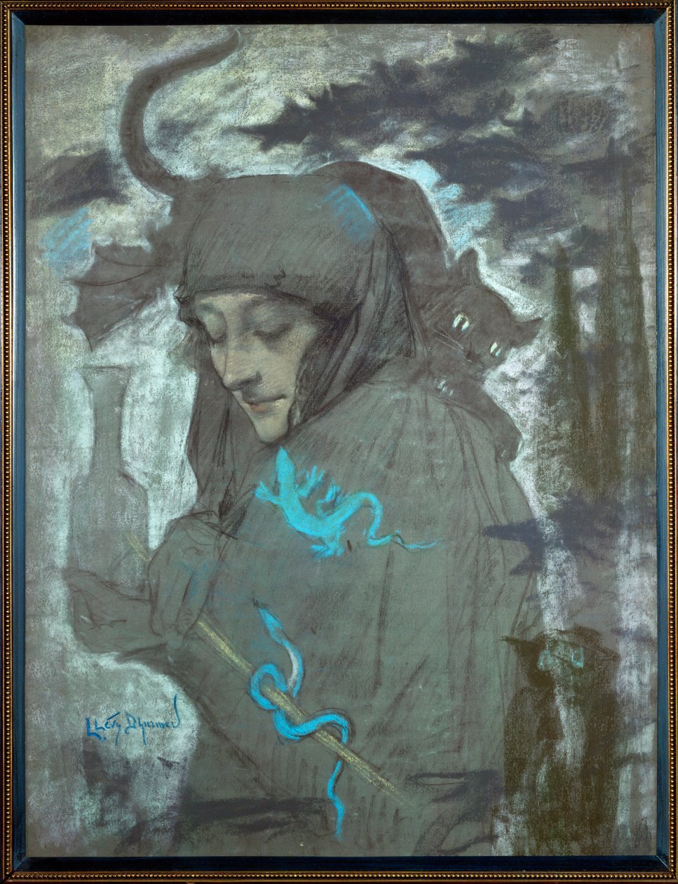 De tovenares door Lucien Levy-Dhurmer