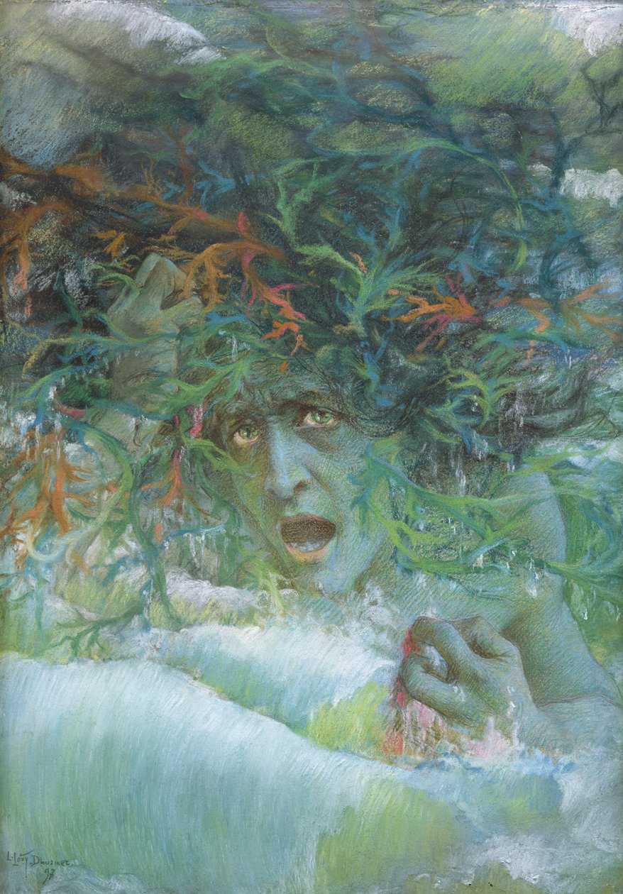 Medusa door Lucien Levy-Dhurmer