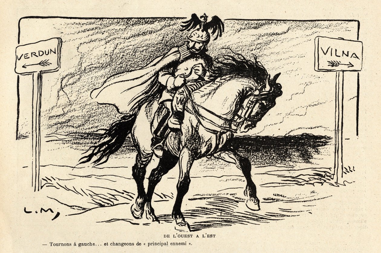 De Rode Lachen, Satirisch in Zwart-Wit door Lucien Metivet