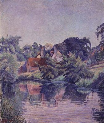 De Stour, Stratford St. Mary door Lucien Pissarro