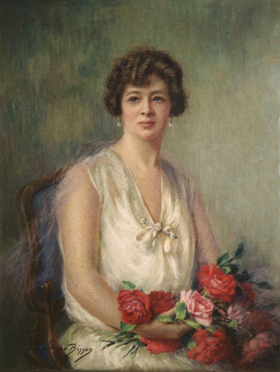 Portret van mevrouw Griffon door Lucienne Bisson