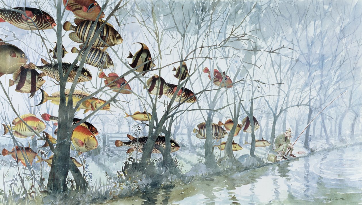 Vliegvissen, 1992 door Lucy Willis