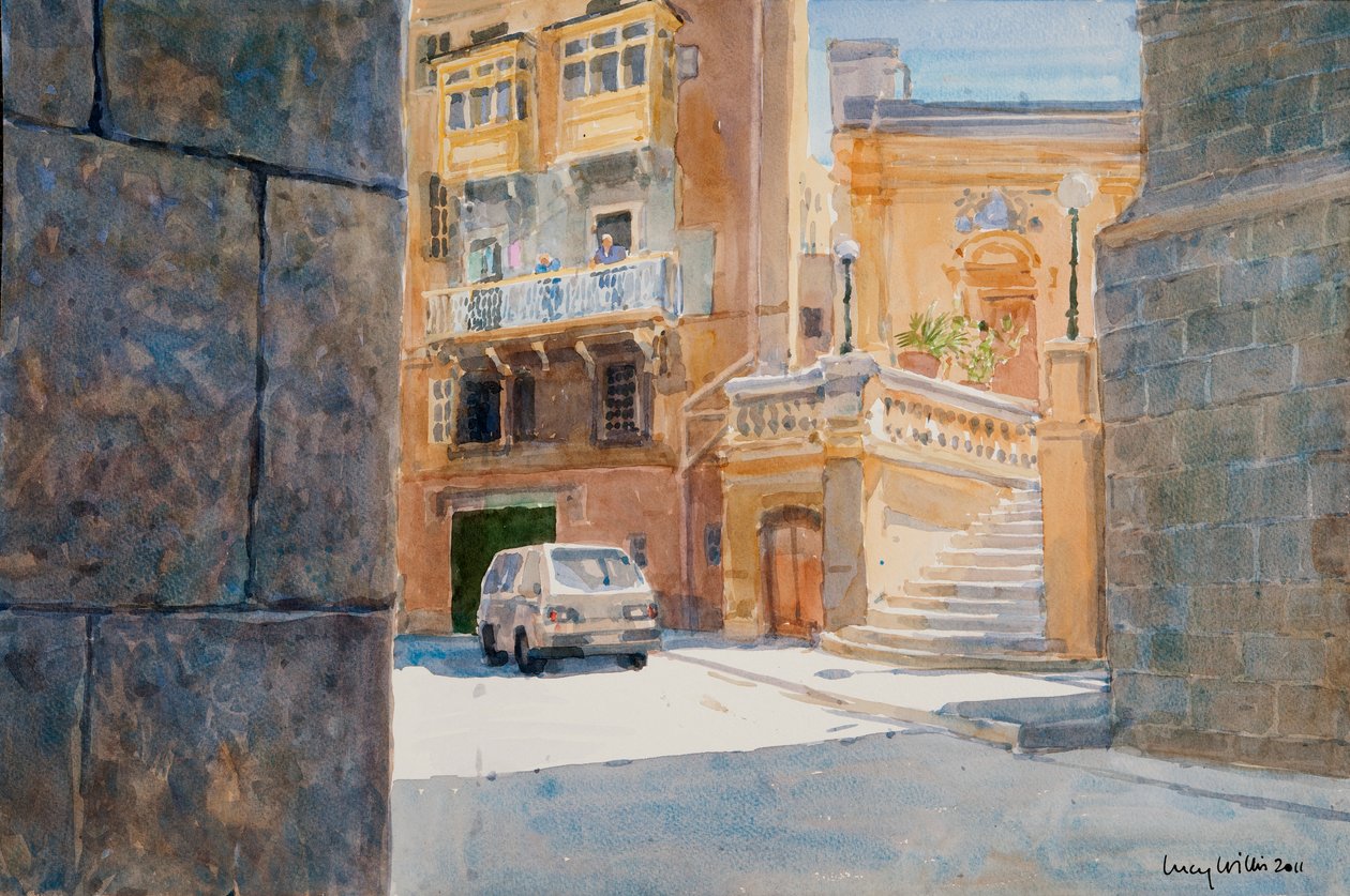 De muren van Birgu, 2011 door Lucy Willis