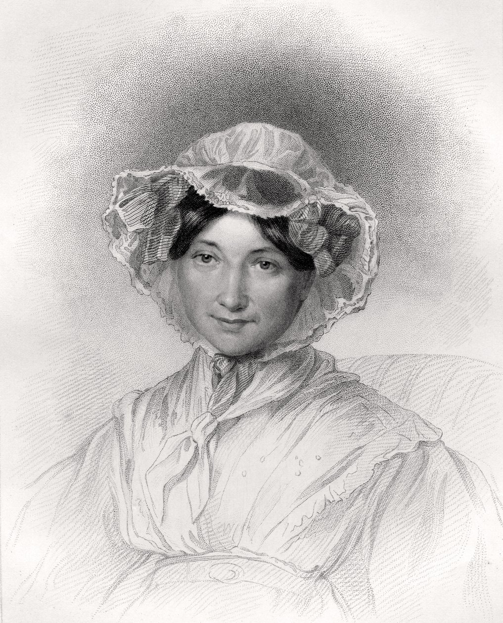 Frances Trollope, gegraveerd door W. Holl, uit 