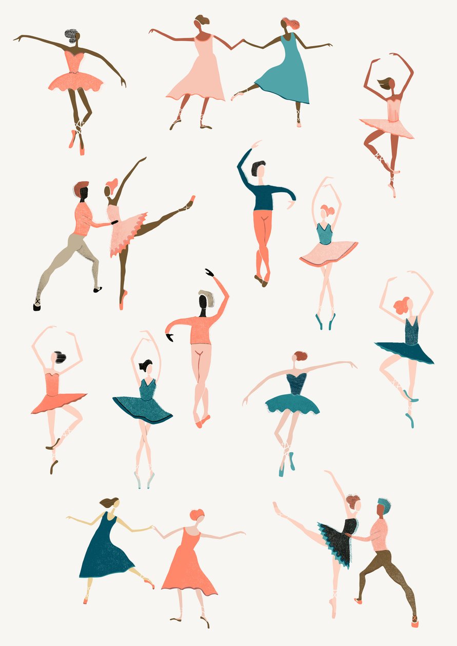 Rox Pops Ballet, 2014 (digitaal) door Lucy Banaji
