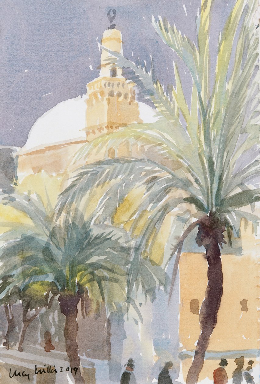 Oude Stad Palmen II, Jeruzalem door Lucy Willis