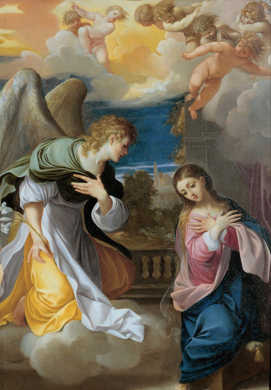 Annunciatie door Ludovico Carracci