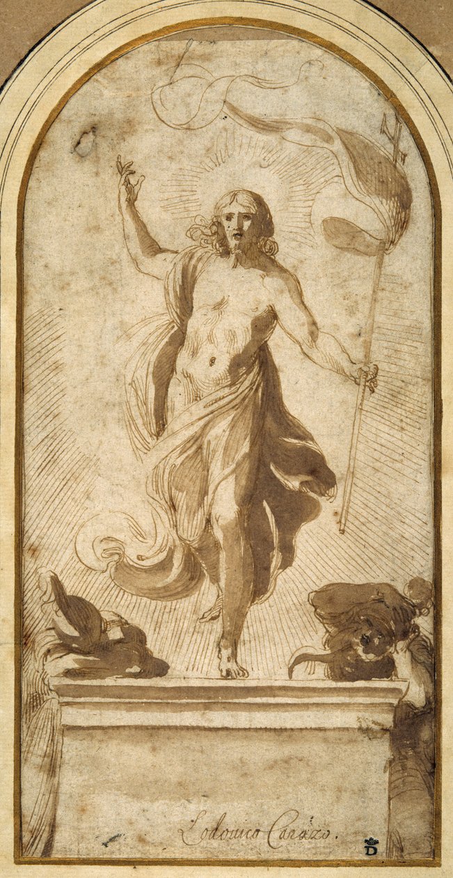 De Opstanding door Ludovico Carracci