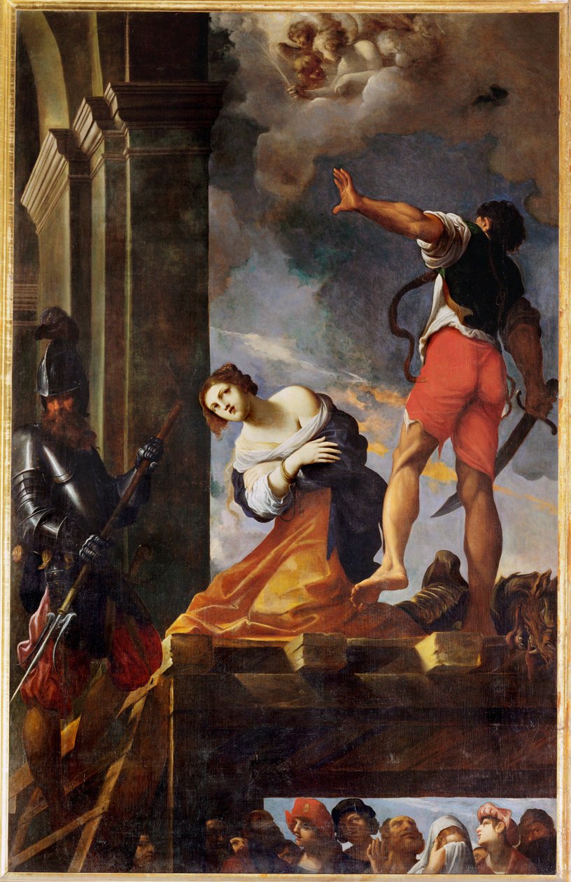 Het martelaarschap van de heilige Margaretha door Ludovico Carracci