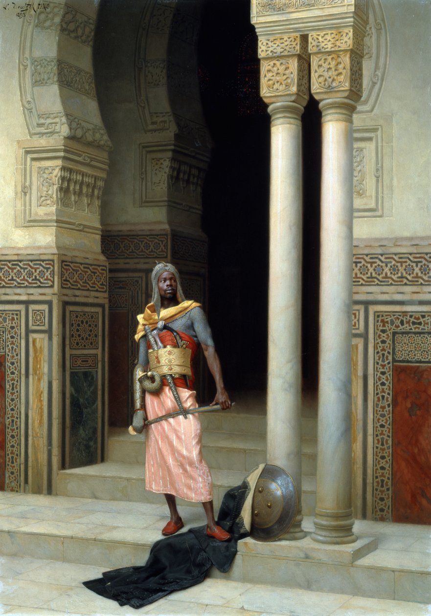 De paleiswacht door Ludwig Deutsch
