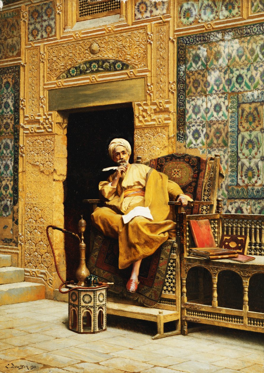 De Schrijver door Ludwig Deutsch