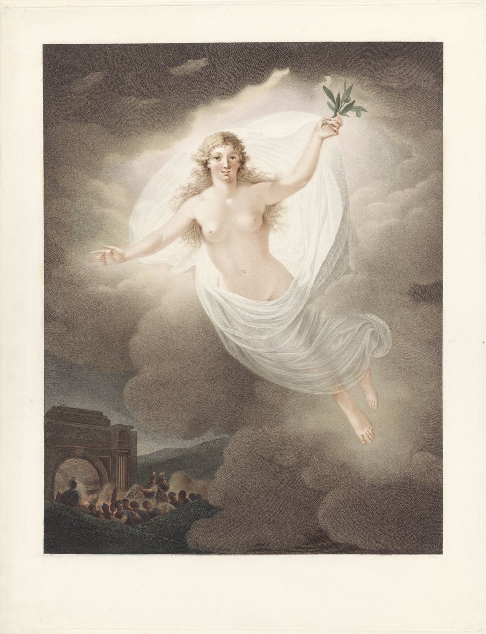 Allegorie op de Vrede van Amiens, 1802 door Ludwig Gottlieb Portman